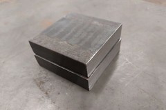 1″ STEEL PLATE 4″ x 4″ Flat Bar 2 PIECES