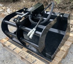 SingleCylinder 38in FlatBottom Grapple for Bobcat MT WalkBehind/Standon Loaders