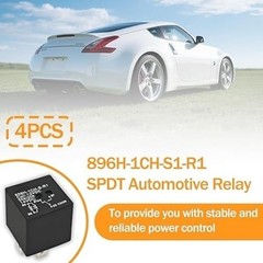 Automotive Relay (Pack of 4) – 12VDC 50AMP 5-Pin Relay Quic Number of Items: 4