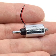 1 Piece Mini Round Cylinder Suction Push-Pull Type Linear Solenoid Electromagnet