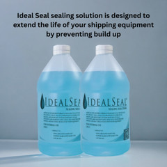 Half Gallon, 64oz Blue Sealing Solution For Pitney Bowes Neopost Hasler Postalia