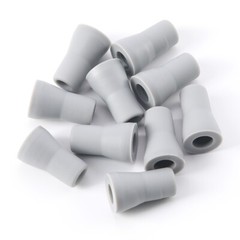 10 Pcs Dental Saliva Ejector Weak Suction Rubber Snap Tip Adapter