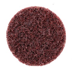 200 Pack – 2″ Roloc Surface Conditioning Discs Medium Red Quick Change Prep Pads