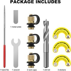 Magicfour Fuel Gas Can Vent Caps, 3 Pack Fuel Gas Tank Vent Caps Gas Can Replace