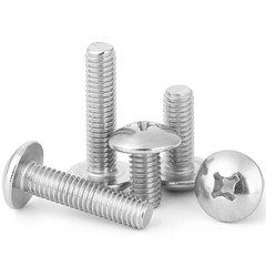 M5 -0.8 Metric 316 Stainless Steel Phillips Truss Head Machine Screws Bolts 18-8