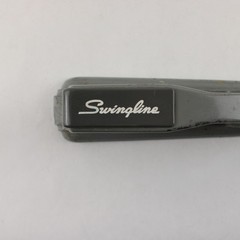 Four Vintage Swingline Staplers Gunmetal Grey (3) & one w/ Woodgrain Pattern