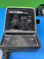Hakko 926 ESD Soldering Station with Stand and Hakko 900 iron with tip WORKING