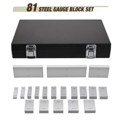 190/250Pcs Steel Pin Gage M1/M2 0.251 -0.500″,81pcs Steel Gauge Block Set GradeB
