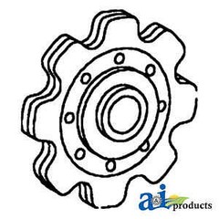 New Lower Idler Sprocket 176283C1 fits Case 874 881 883 900 Series 944 954 963