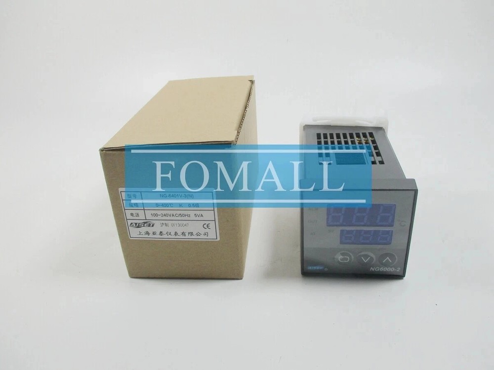1Pcs Temperature Controller NG-6401V-3(N) 0~400℃ K Level 0.5 100-240VAC/50Hz 5VA