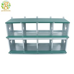 Easy To Install Metal 8 Hole Chicken Nesting Boxes For Chicken Hens Laying Eggs