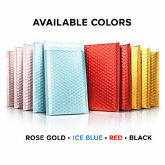 Metallic Poly Bubble Mailers Any Size Shipping Padded Envelopes Self Seal Bags