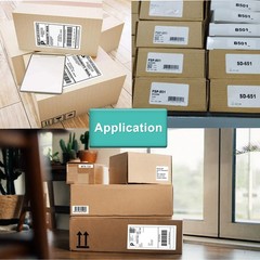 3 Roll 200 Shipping Labels DK-1241 4″ x 6″ for Brother QL-1050N QL-1110NWB