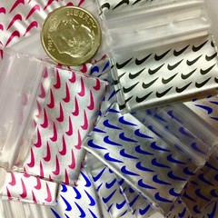 BaggiesSince1987- 12534 ZipSeal DESIGN BAGS MIX 1.25″X3/4″ METALLIC, 👀Details🔽