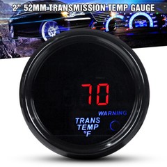 2″ 52mm Digital LED Transmission Trans Temperature Gauge Meter Black Bezel