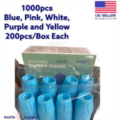 100pcs to 1000pcs Disposable Dental Cosmetic Dappen Dishes Prohpy Arylic Mixing