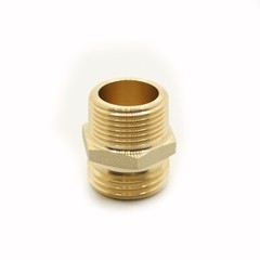 1-1/2 Inch Male NH/NST x 1-1/2 Inch Male NPSH Brass HEx Fire Hose Hydrant Adapte