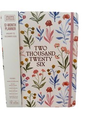 2026 Planner Orange Circle Studio Planner 12 Months Planner Jan-Dec 2026 10×8”
