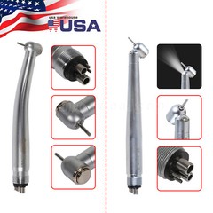 1-5 Dental 45° Degree LED E-generator /High Speed No LED Handpiece 4Hole fit NSK