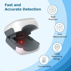Portable Fingertip Pulse Oximeter – Accurate Blood Oxygen Monitor with Lanyard