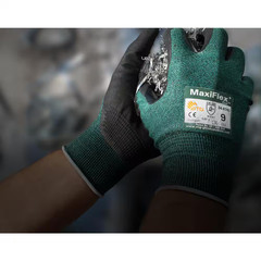 Maxiflex Cut Men’S Medium Green ANSI 2 Abrasion Resistant Nitrile-Coated Work Gl