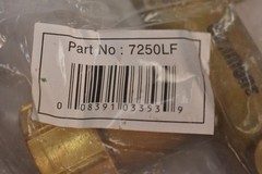 Simmons 7250LF Brass Hose Manifold Tee Pipe Fitting Made In Indonesia Lead Free