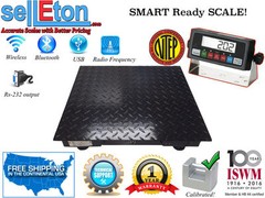New NTEP 2500 lb / 0.5 lb 2’x2′ Heavy Duty Floor Scale / industrial / warehouse