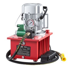 VEVOR Electric Hydraulic Pump 750W 10000 PSI Single Acting Solenoid Valve Pedal