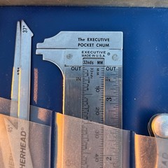 Weatherhead & Gates TA-1002 SAE & Metric Thread Identification Kit Caliper Gage