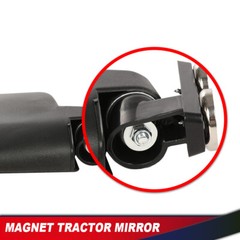 Pair 228lb Rated Magnetic Mirror Tractor View Mirrors For Kubota John Deere 2PCS
