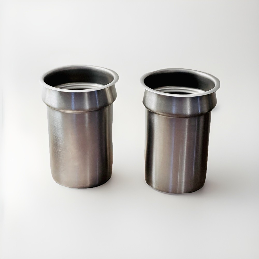 Set of 2 Commercial Grade Vollrath 78154 Stainless Steel 2.5 Quart Containers