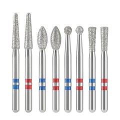 Kit de Fresas de Diamante para Zirconia FG 1.6mm para Turbina de Alta Velocidad