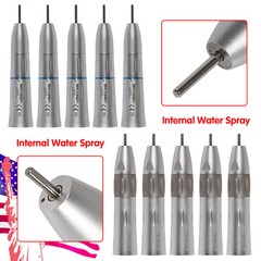 1-10*Dental Inner Low Speed Straight Nosecone Handpiece fit NSK E-type Motor kv