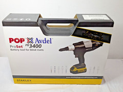 Stanley POP ProSet PB3400 Cordless Rivet Tool w/Battery & Charger PB3400-NA2042