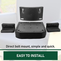 Seat w/Arm Rest+Backrest For JOHN DEERE CRAWLER DOZER 420 430 440 1010 2010