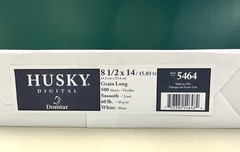 Legal Husky Smooth 60# Digital White 8.5″x14″ Text Paper 500/ream 89gsm