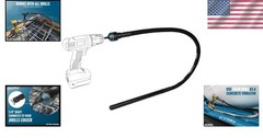 TEMCo Drill-Powered Concrete Vibrator – 5-Foot Length for Effective Vibration