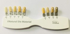 Ivoclar Vivadent Dental Shade Guide A-D 20 IPS or Natural Die ND1-9 Bleach Teeth