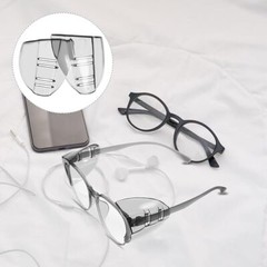 1~200 Pairs Side Shields For Eye Glasses Slip On Safety Glasses Shield Universal