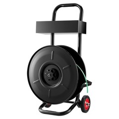Uimoso Strapping Cart for PET/PP Polyester Straps with 8-inch Core