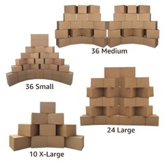 UBMOVE 8 Room Basic Moving Kit 106 Boxes & Packing Supplies