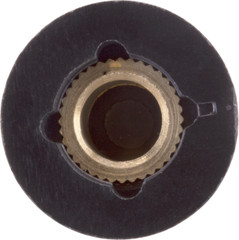 CED P-K415-19 BLACK ORANGE AMP SYTLE KNOB 19mm 1/4″SHAFT VINTAGE RADIO 1PC