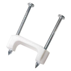 3/4 In. White Plastic Staples for Non-Metallic Cable (175-Pack)