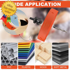 6 1/4 Hole Saw for Recessed Lights Can Lights, 6.25 Inch Hole Cutter with Dust B