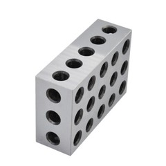 1 Pair 2-4-6 Blocks 23 Holes Matched Ultra Precision .0002″ Machinist 246 Jig