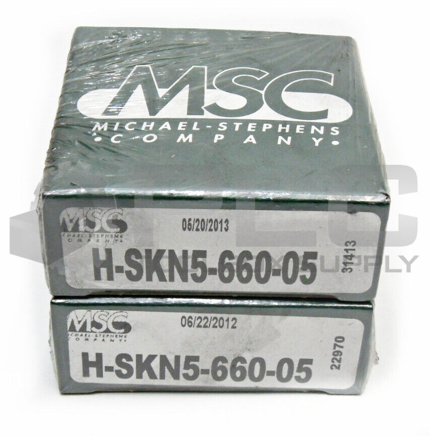 LOT OF 2 NEW MSC H-SKN5-660-05 SEAL KET 5/8 ROD U-CUP KIT (A5N5R5) – NBR