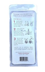 O’BERRY Enterprises 3251 Squeak Replacement Screw (50 Count) Pack of 1, Yellow