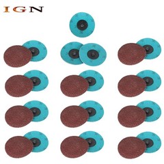 25× 3 inch 36 Grit Aluminum Oxide Roll Lock Die Grinder Sanding Grinding Disc US