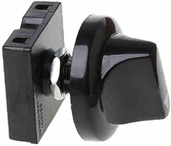 4 Position 3 Speed Fan Rotary Switch Black Selector Governor with Push Button