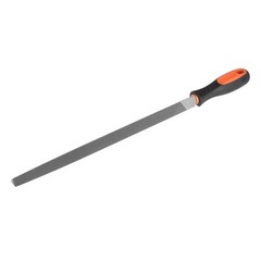 12″ Second Cut High Carbon Hardened Steel Triangle Three Square File with Handle